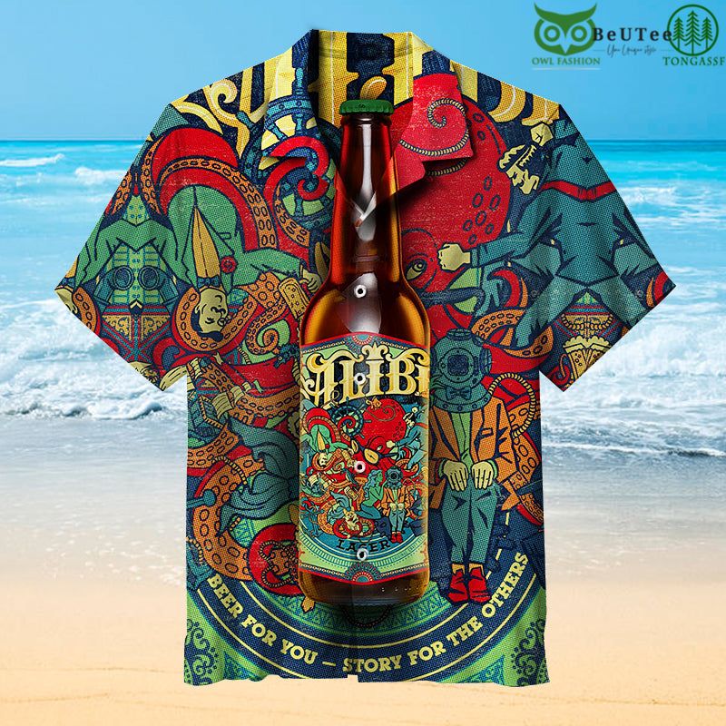 Alibi Beer for you Hawaiian Shirt