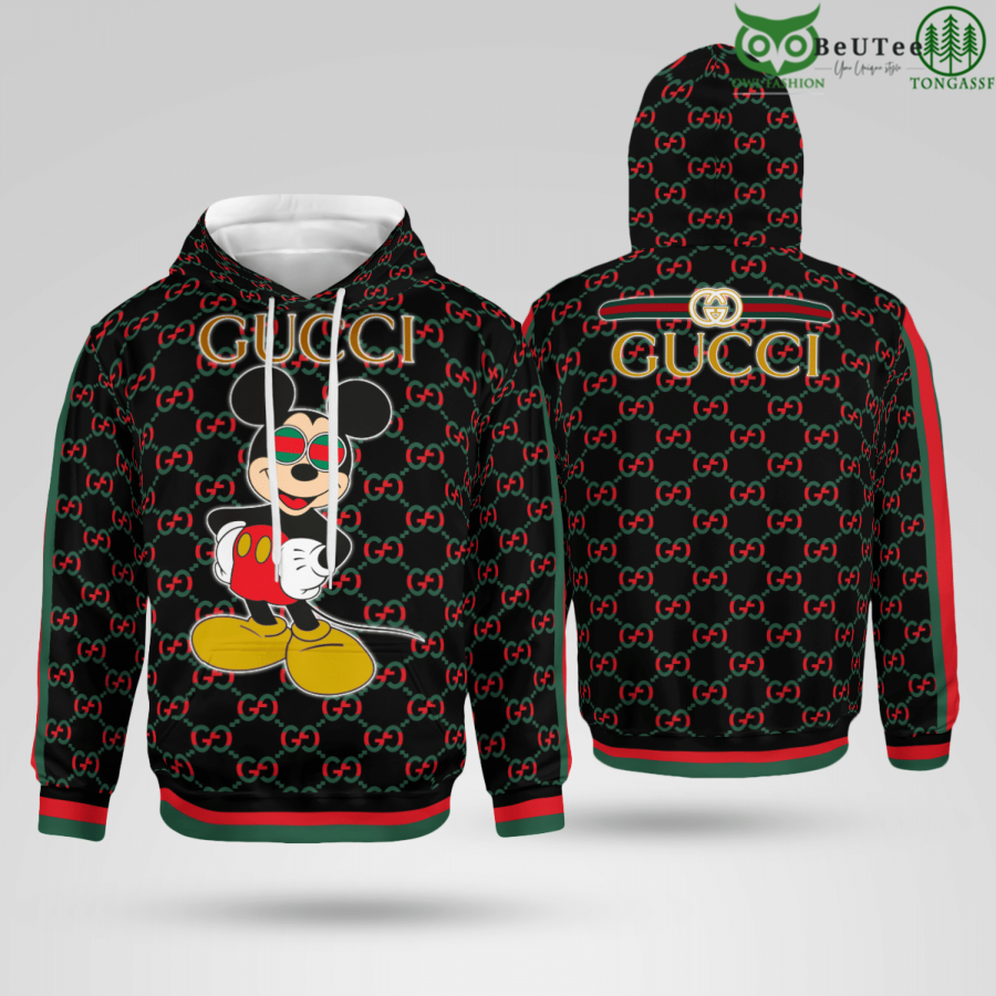 Limited Edition Gucci Fancy Mickey Mouse 3D Hoodie 
