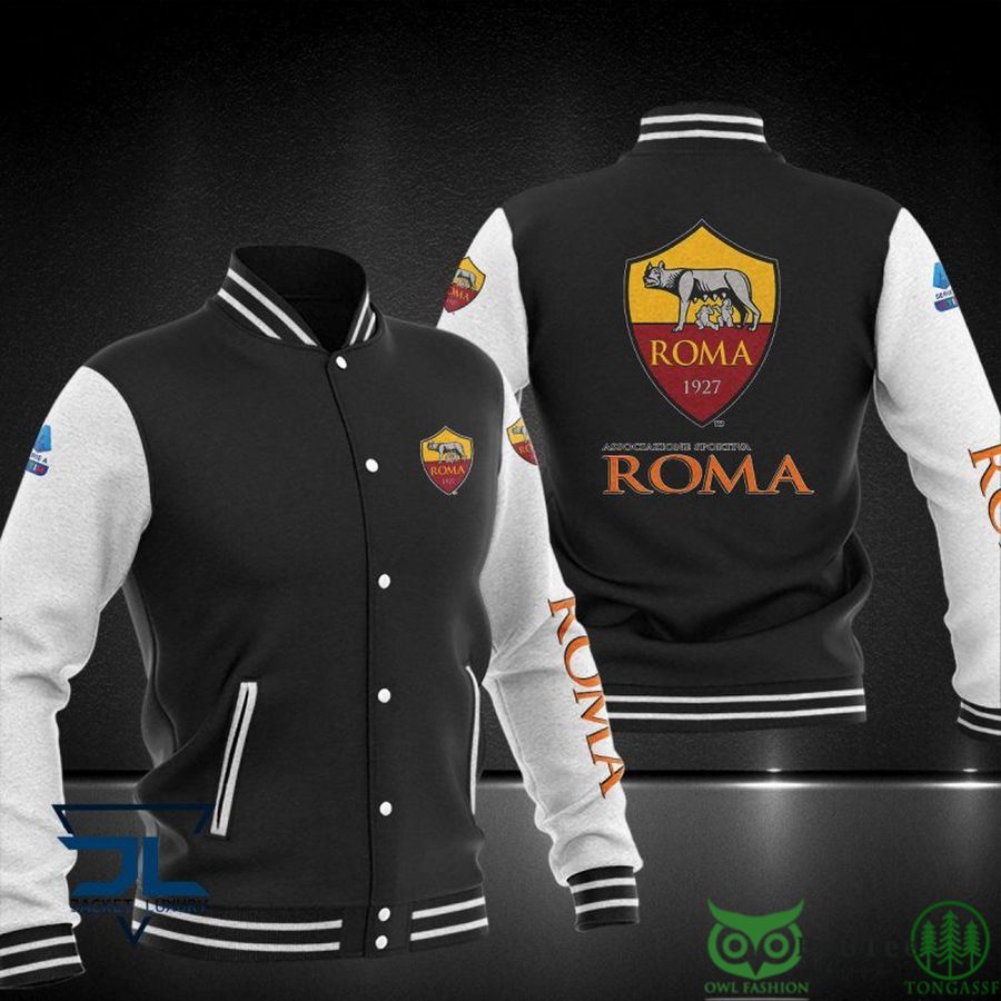 Lega Serie A AS Roma Baseball Varsity Jacket