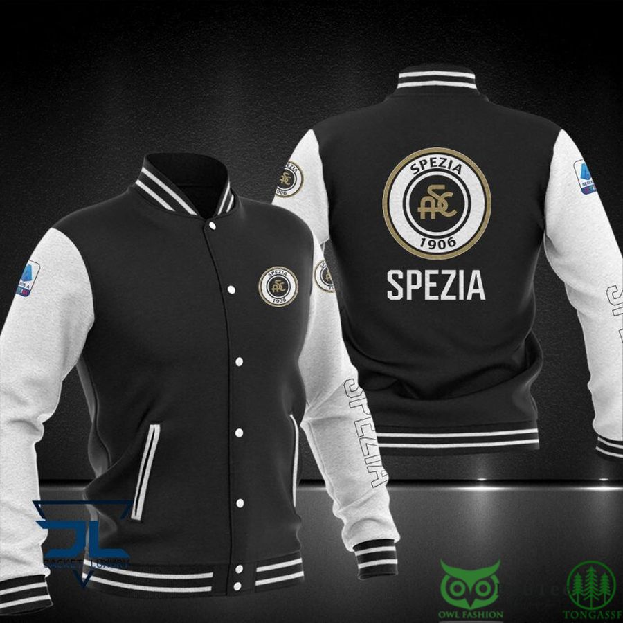 Lega Serie A Spezia Calcio Baseball Varsity Jacket