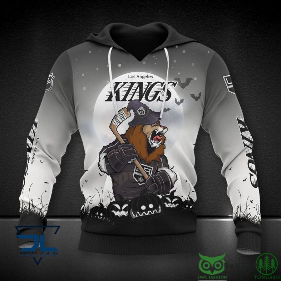 Los Angeles Kings NHL Mascot 3D Hoodie Sweatshirt Jacket