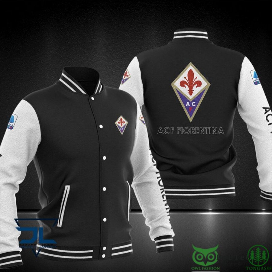 Lega Serie A ACF Fiorentina Baseball Varsity Jacket