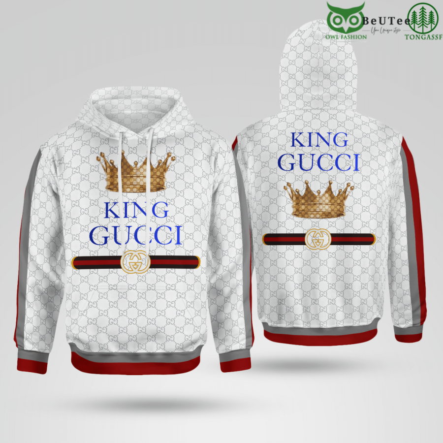 Limited Edition Gucci King Luxury Brand 3D Hoodie