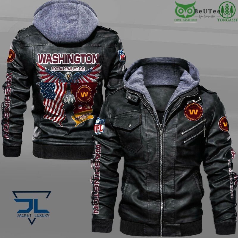 Washington American Eagle National Football League Leather Jacket