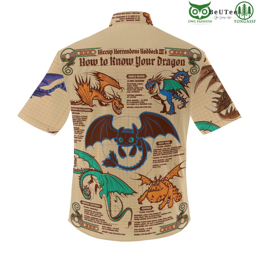58 How To Train Your Dragon Hiccup Toothless Hawaiian Shirt