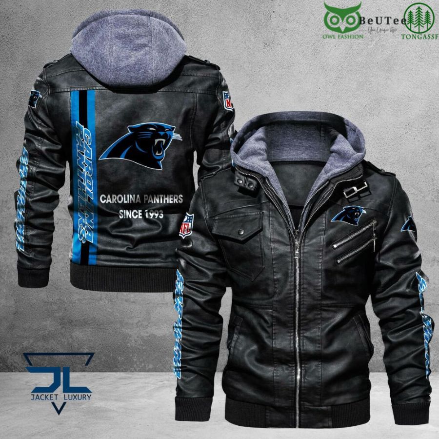30 Carolina Panthers National Football League Leather Jacket