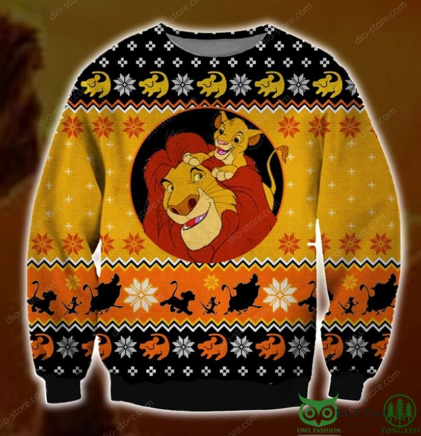 Lion King 3D Christmas Ugly Sweater