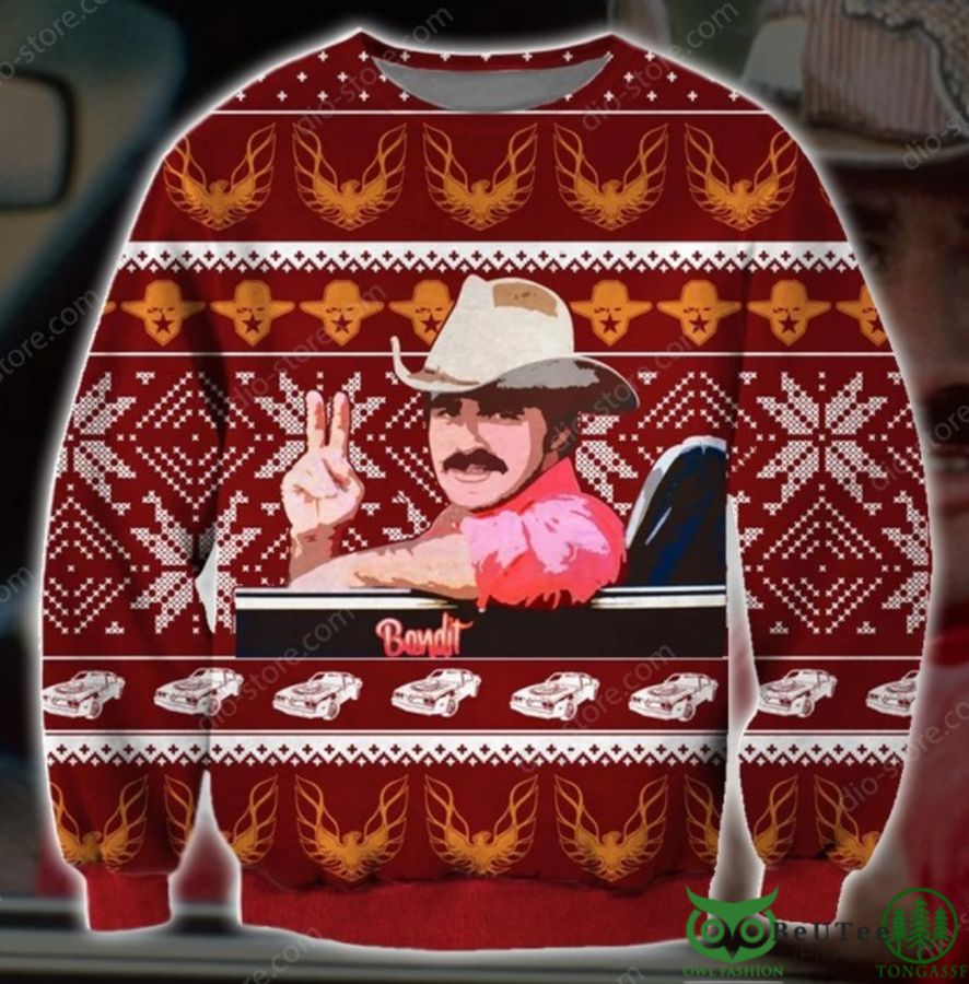 Bandit Pattern 3D Christmas Ugly Sweater