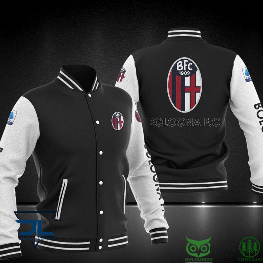 Lega Serie A Bologna Fc 1909 Baseball Varsity Jacket