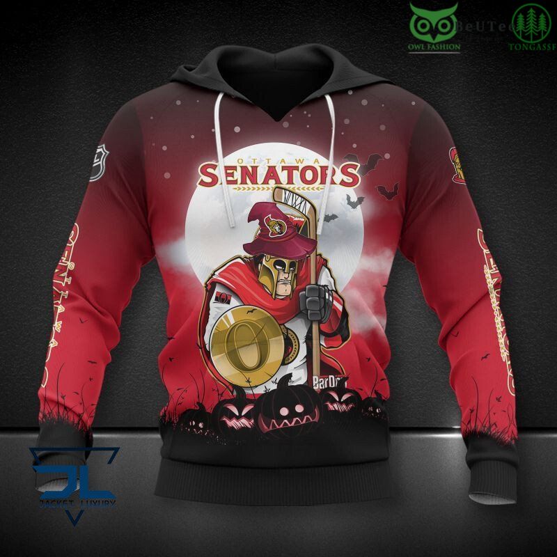 Ottawa Senators NHL Halloween Vibe Printed Hoodie Sweatshirt Tshirt 