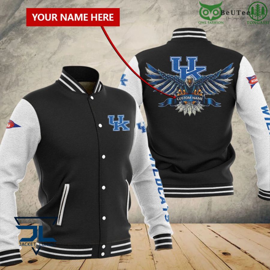 Kentucky Wildcats Personalized NCAA Champions Baseball Varsity Jacket