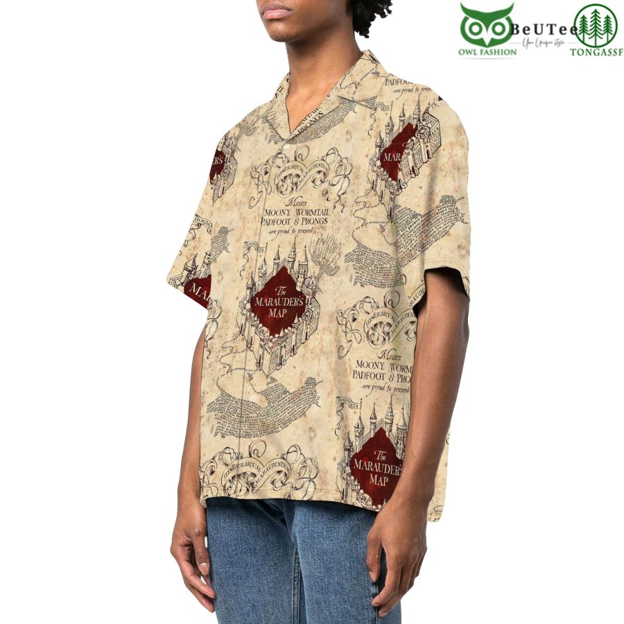 Marauders Map Harry Potter Premium Hawaiian Shirt