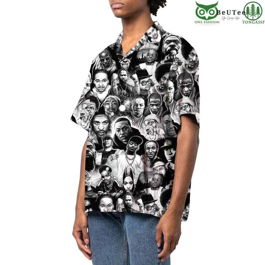 Retro Hip Hop Rappers Anthology Hawaiian Shirt