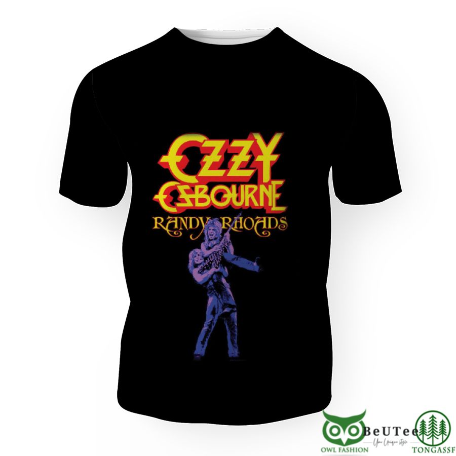 17 Ozzy Osbourne In memory of Randy Rhoads 1956 1982 Hoodie 3d shirt