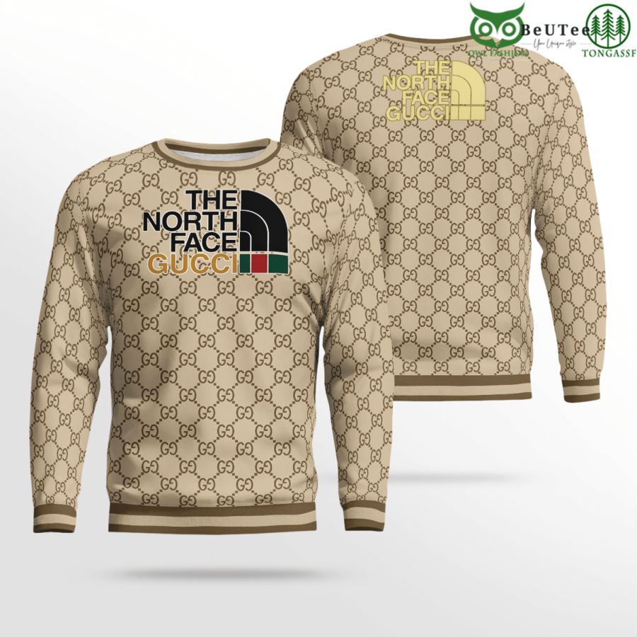 Limited Edition Gucci The North Face Brand 3D Ugly Sweater
