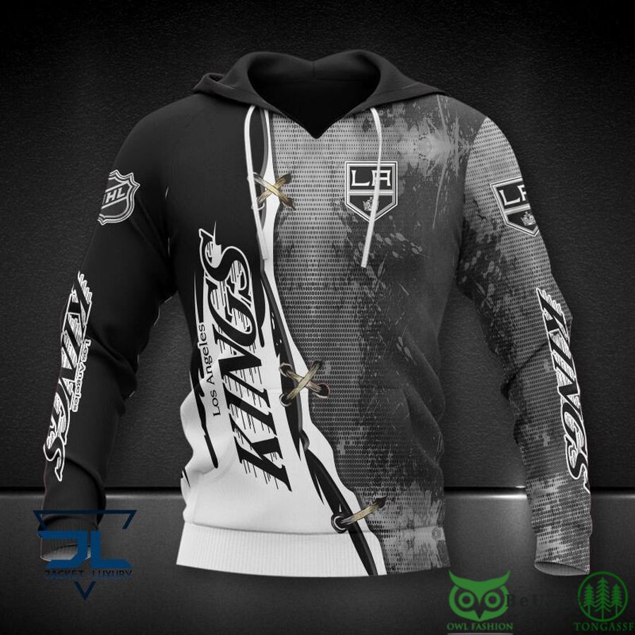 Los Angeles Kings NHL Cross 3D Hoodie Sweatshirt Jacket