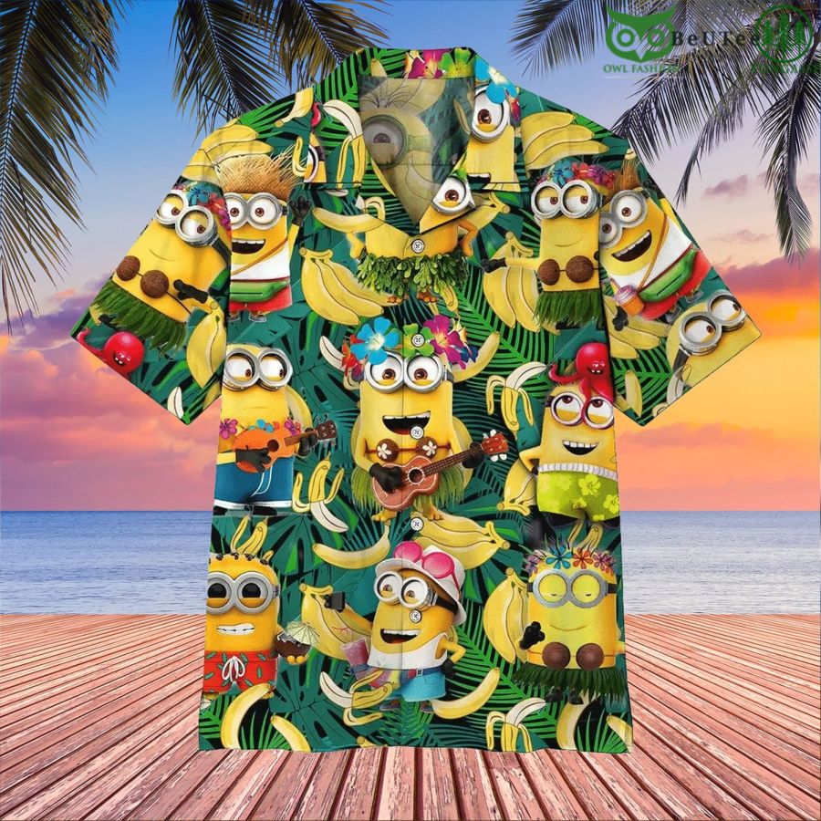 Minion Banana Beach Vibe Hawaiian Shirt