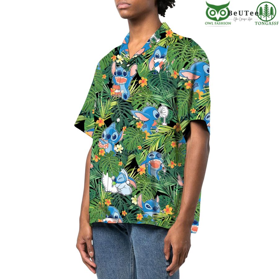 Funny Stitch And Lilo Hawaiian Shirt