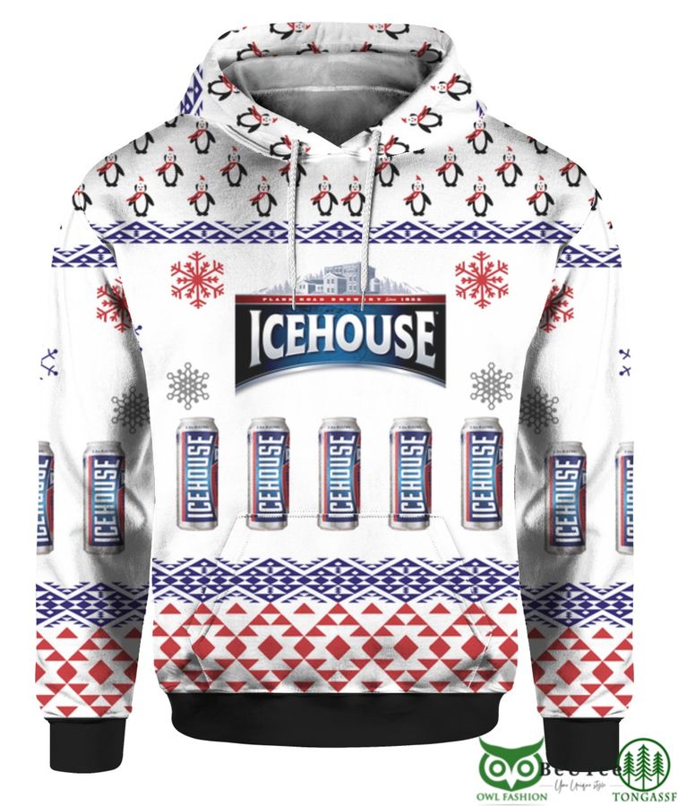 56 Icehouse Beer 3D Print Ugly Christmas Sweater Hoodie