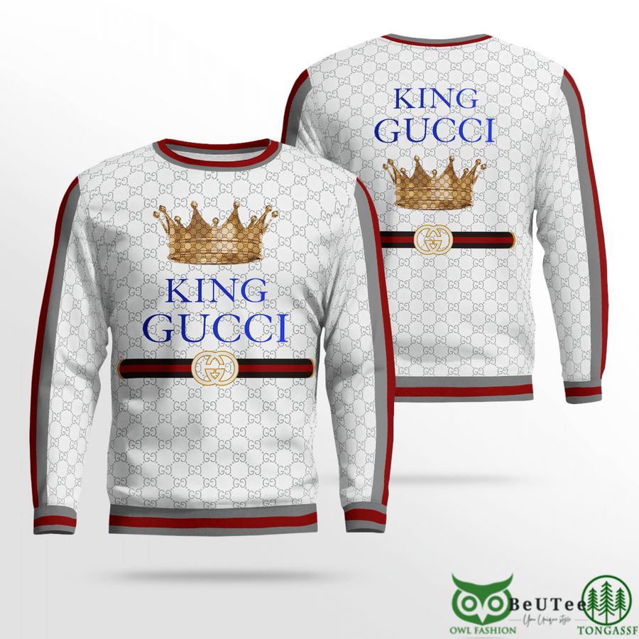 Limited Edition King Gucci Crown 3D Ugly Sweater 