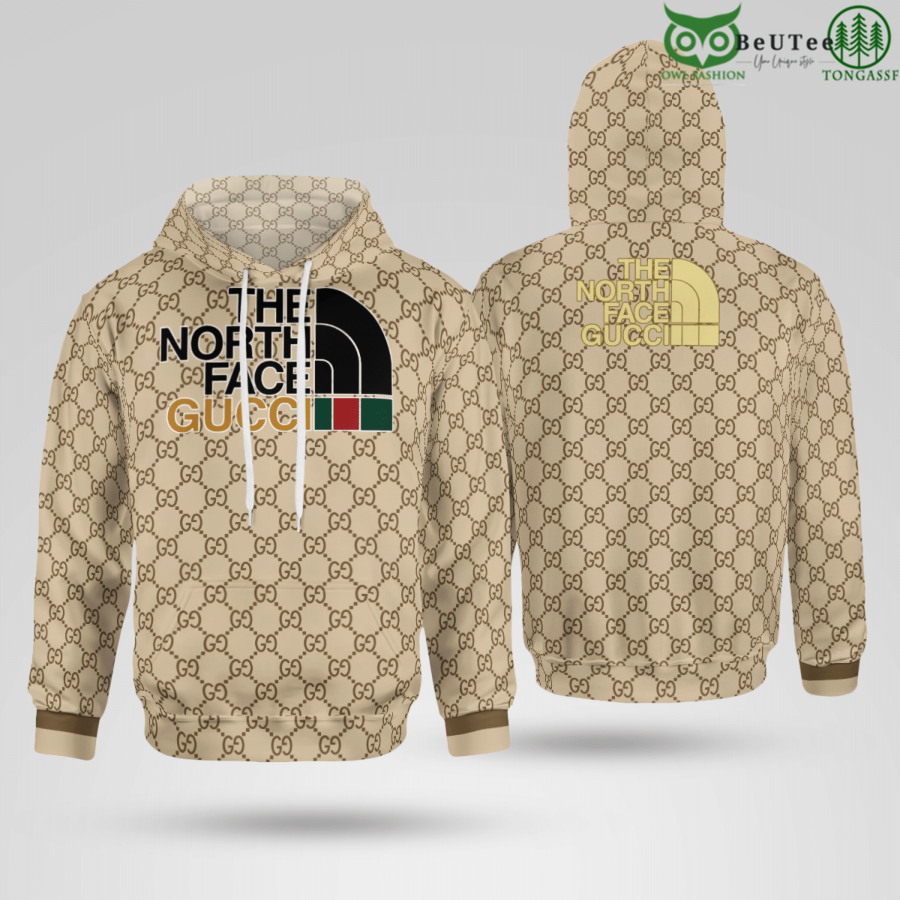 Limited Edition Gucci The North Face Brand 3D Hoodie