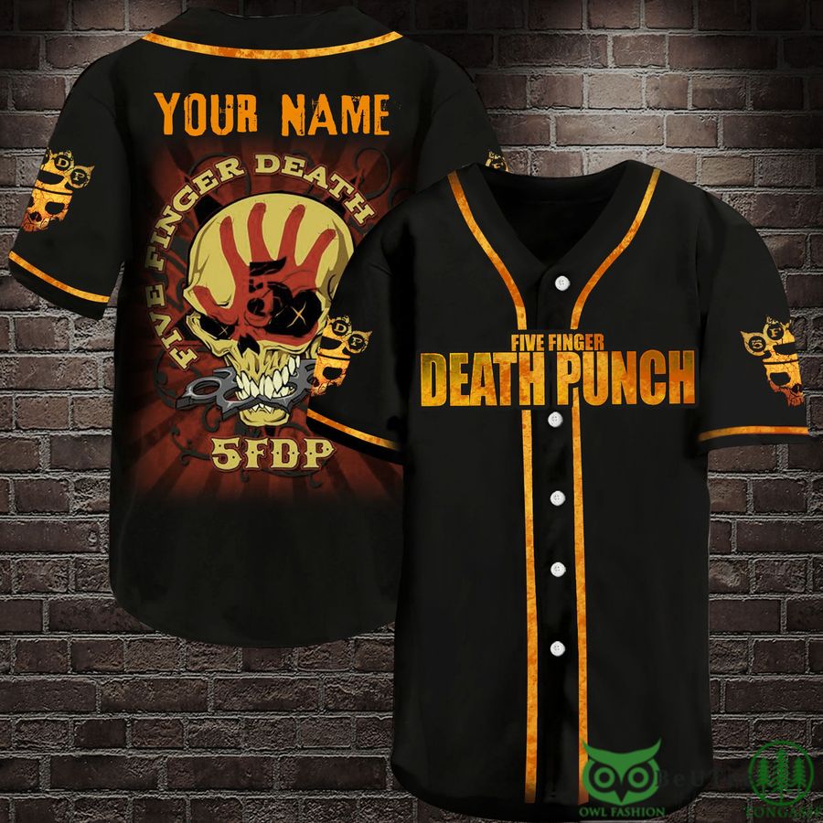 five finger death punch personalized baseball jersey shirt