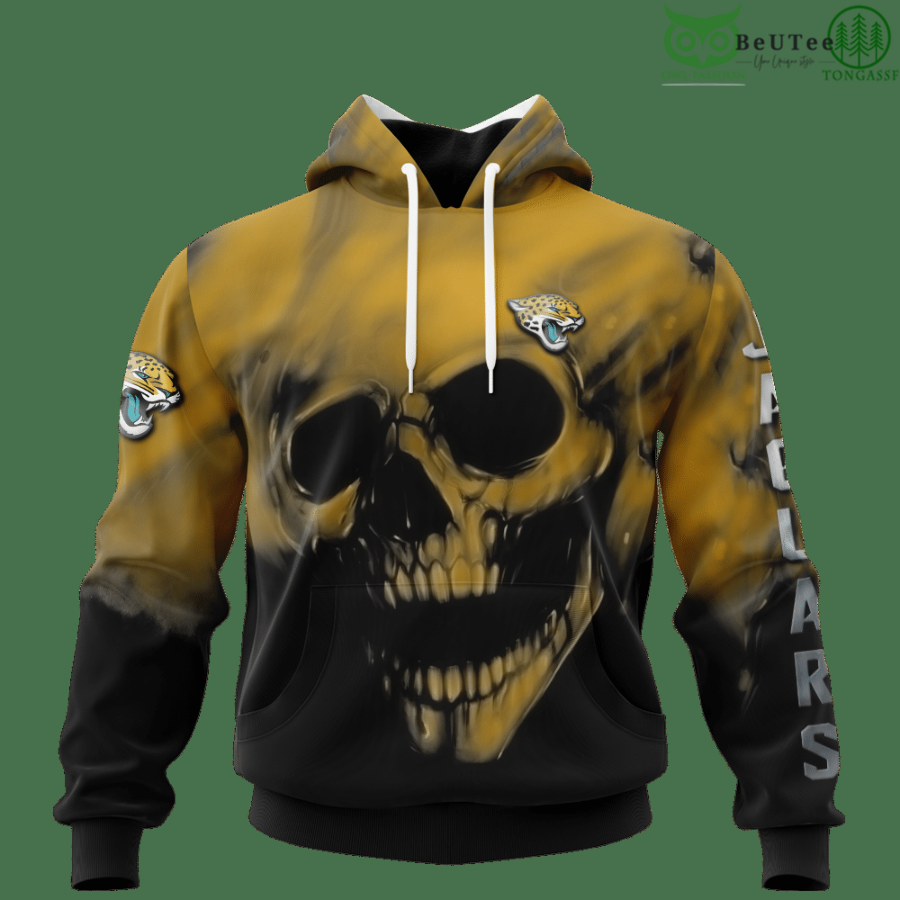 Jaguars Fading Skull American Football 3D hoodie Sweatshirt NFL