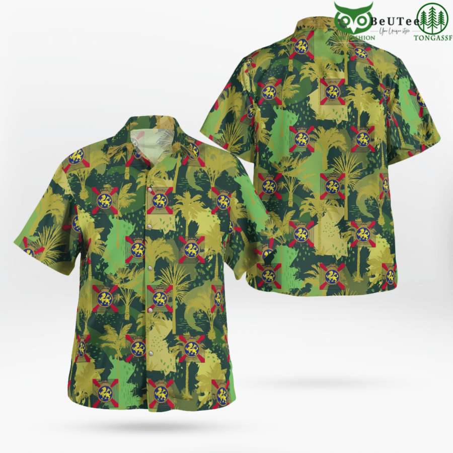 British Army Duke of Edinburghs Royal Regiment Wiltshire Hawaiian Shirt 