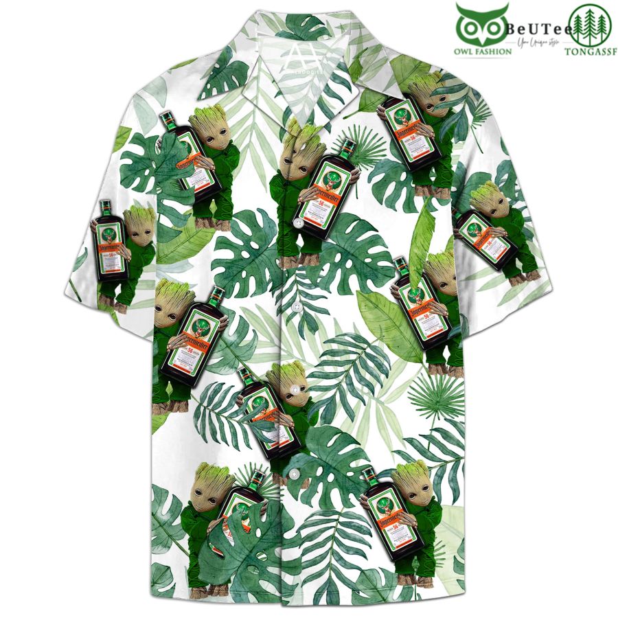 Groot Hug Jagermeister Hawaiian Shirt