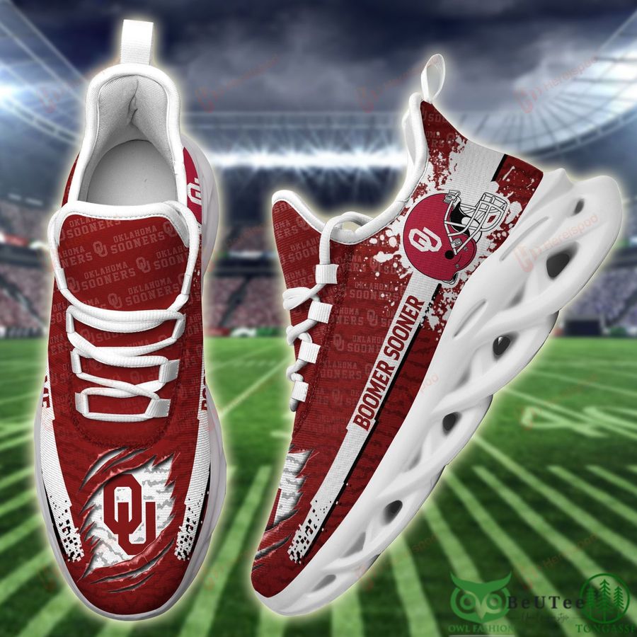 personalized oklahoma sooners boomer sooner max soul shoes