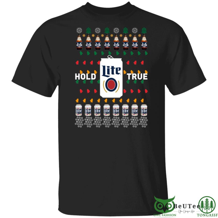 Miller Lite Beer Funny Ugly Christmas Sweater Hoodie