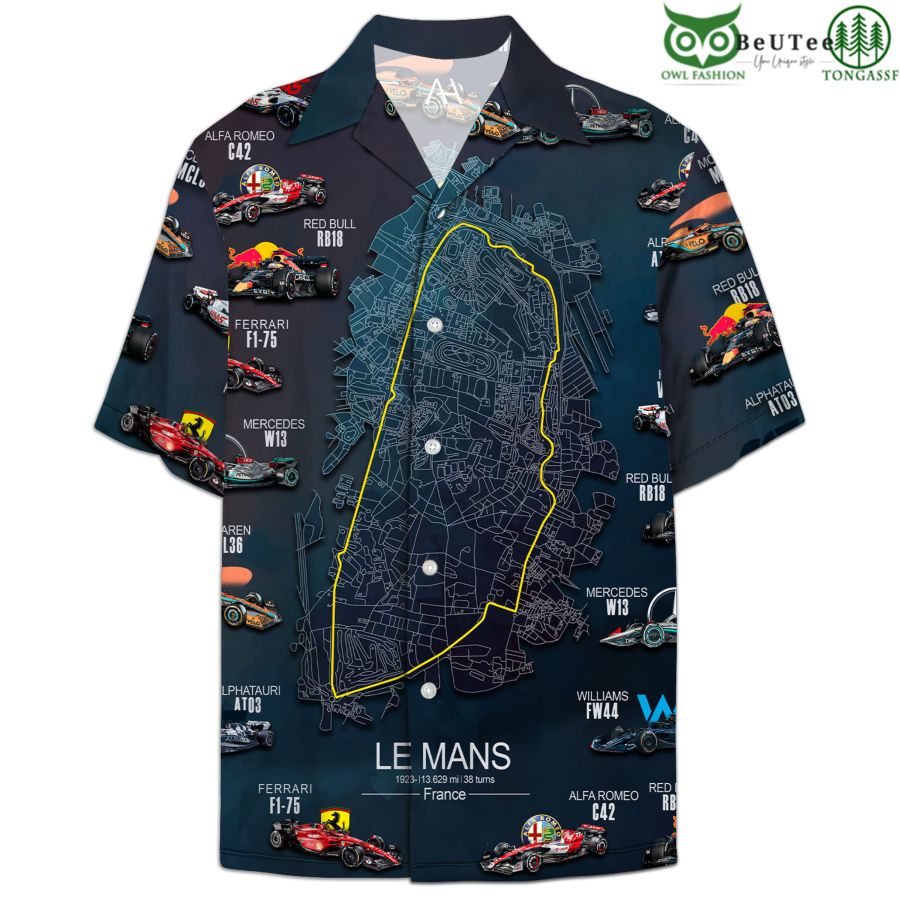 Le Mans Tour Formula 1 Teams Hawaiian Shirt