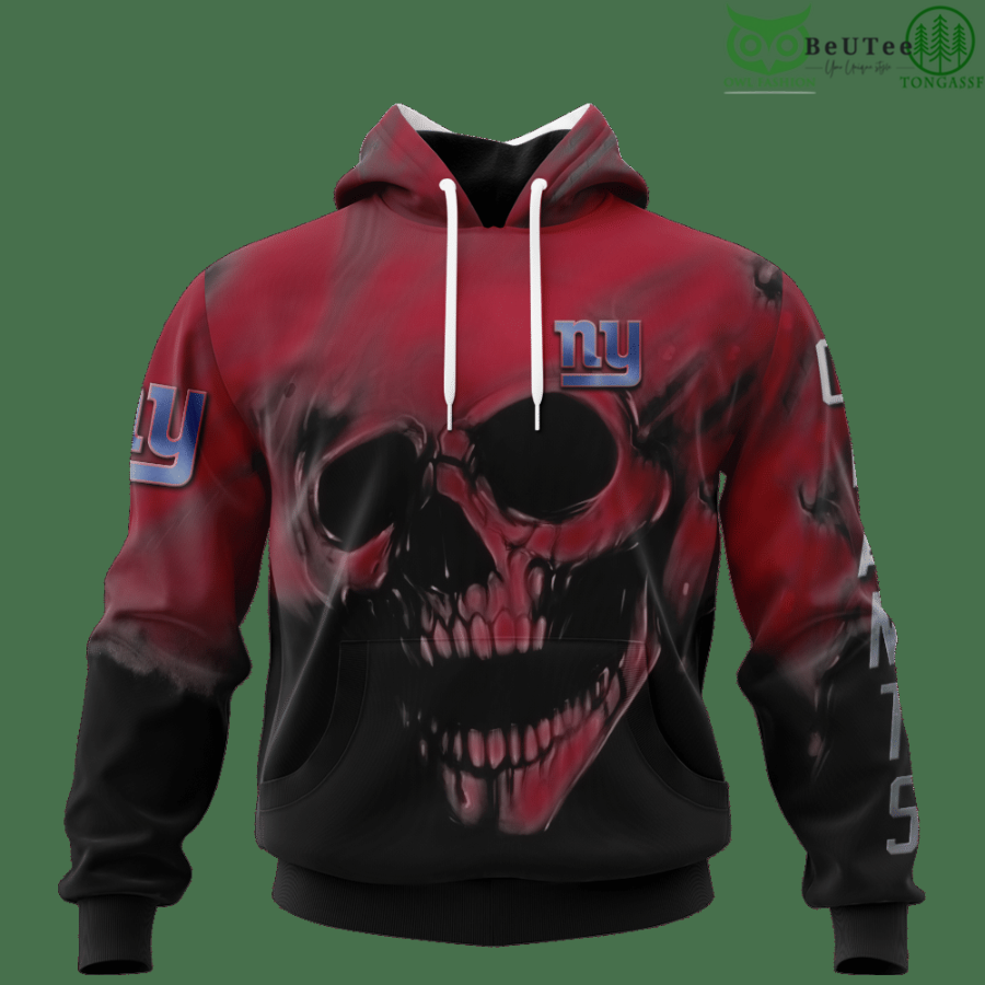 Giants Fading Skull American Football 3D hoodie Sweatshirt NFL