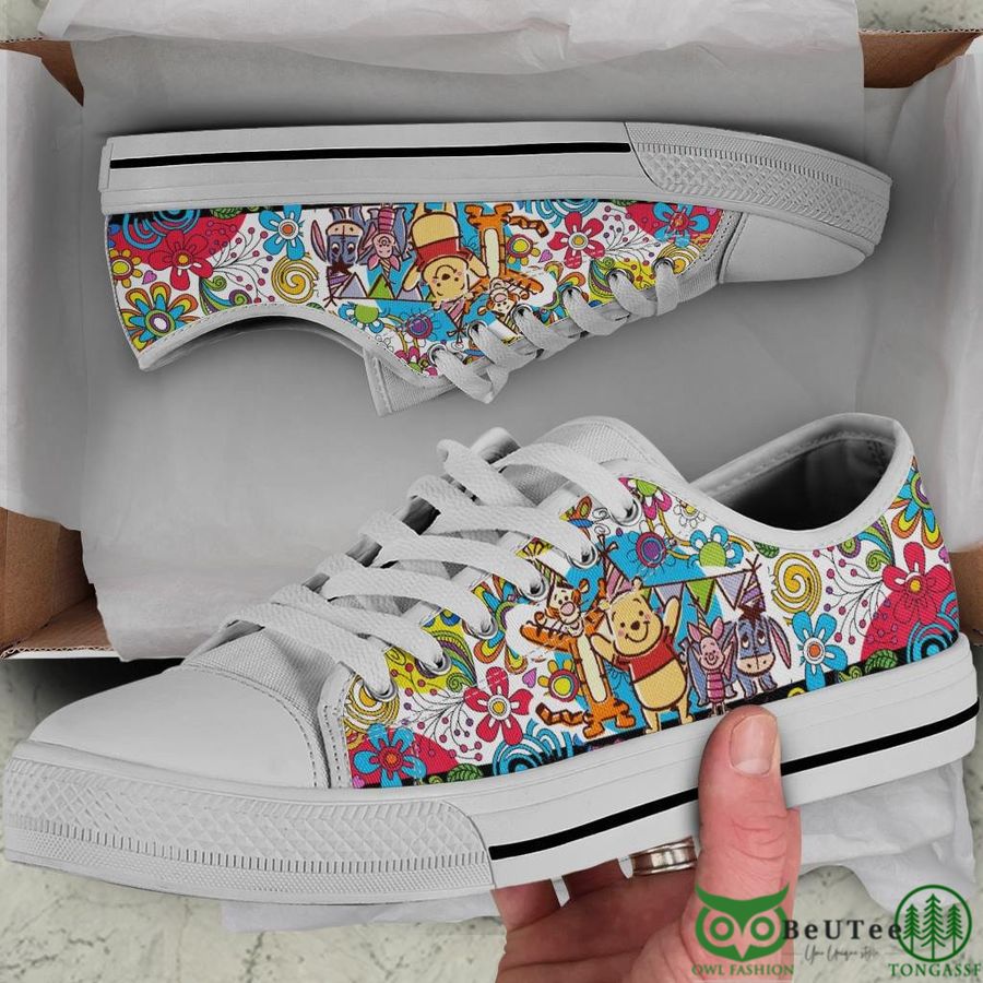 Pooh Character Celebration Canvas Low Top Shoes 