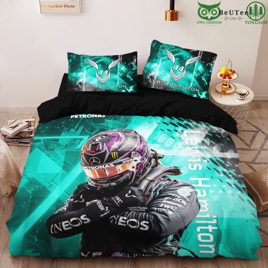 Lewis Hamilton Racing Star Formula 1 Mercedes Bedding Set