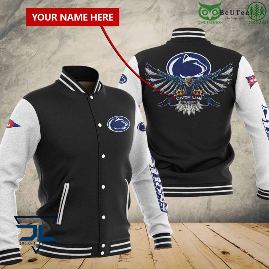 Penn State Nittany Lions Personalized NCAA Athletics Champions Baseball Jacket