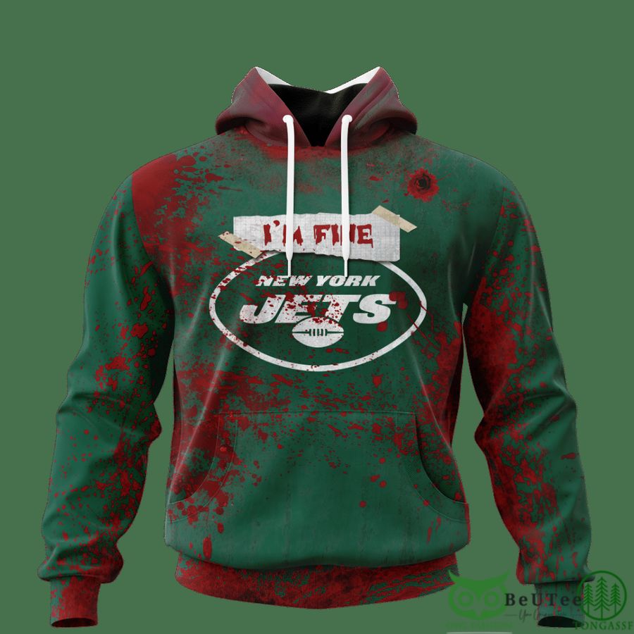 Jets Halloween Blood 3D hooodie Sweatshirt LIMITED