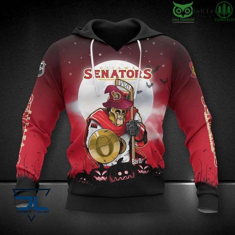 56 Ottawa Senators Printed Hoodie Sweatshirt Tshirt Fanmade Version