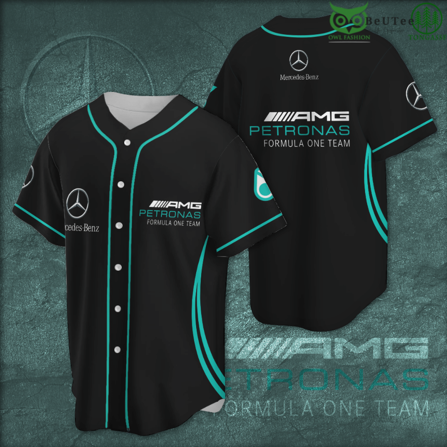 Mercedes Benz Formula 1 Limited Racing Team 3D Baseball Jersey