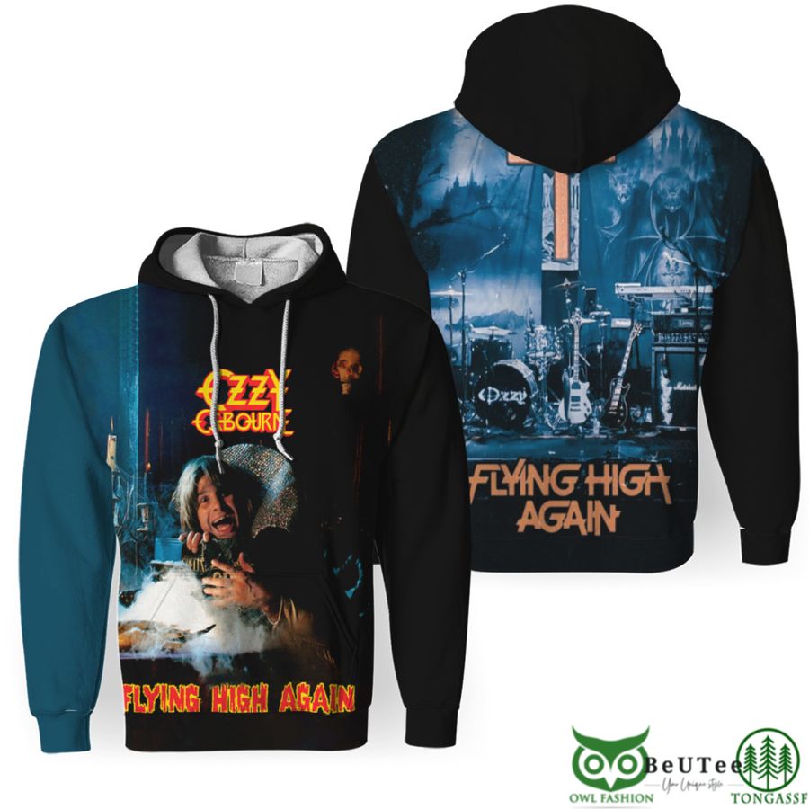 5 Ozzy Osbourne FLYING HIGH AGAIN Album Hoodie 3d shirt