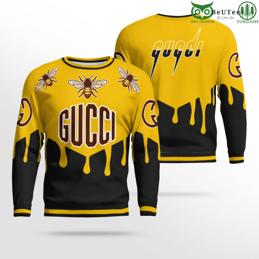 66 Limited Edition Gucci Honey Bee 3D Ugly Sweater