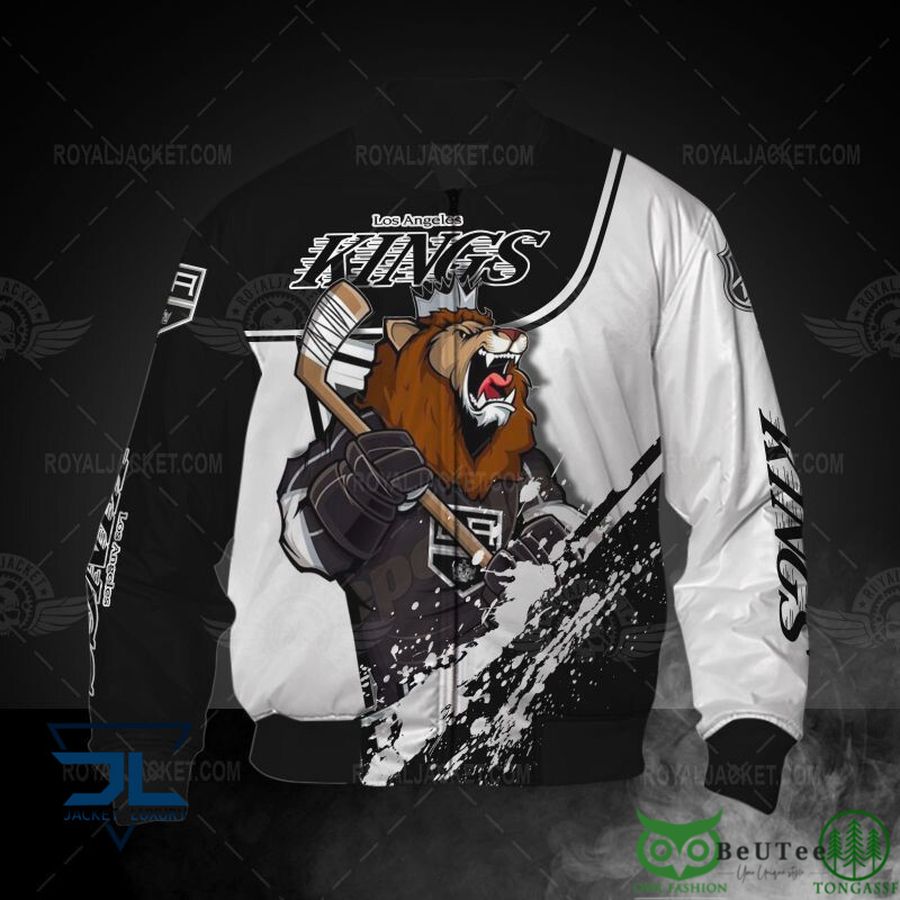 Los Angeles Kings NHL Lion 3D Hoodie Sweatshirt Jacket - Owl Fashion Shop