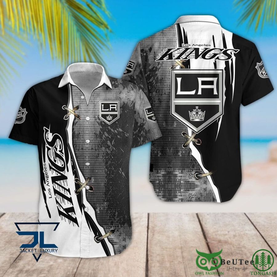 82 Los Angeles Kings NHL Hawaiian Shirt Fan Design