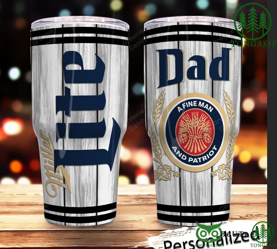 10 miller lite logo personalized tumbler cup