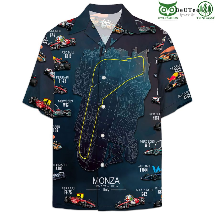 89 Monza Tour Formula 1 Teams Hawaiian Shirt