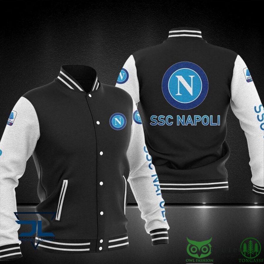 26 Lega Serie A SSC Napoli Baseball Varsity Jacket