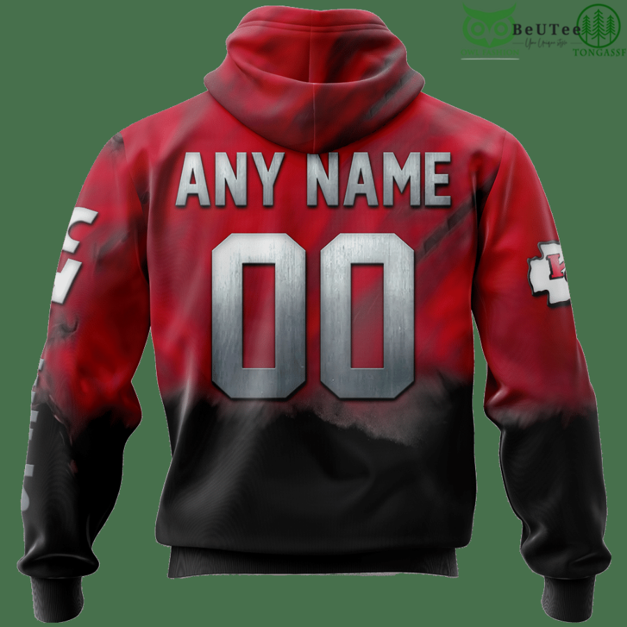 24 Chiefs Fading Skull American Football 3D hoodie Sweatshirt NFL