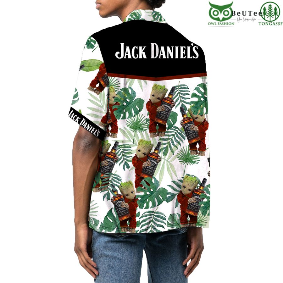 73 Groot Hug Jack Daniels JD Hawaiian Shirt