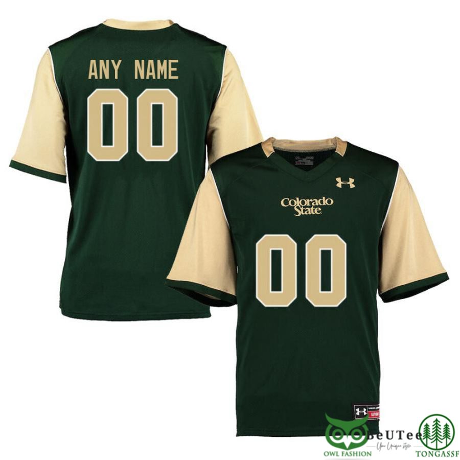 139 colorado state rams custom name number white college football jersey