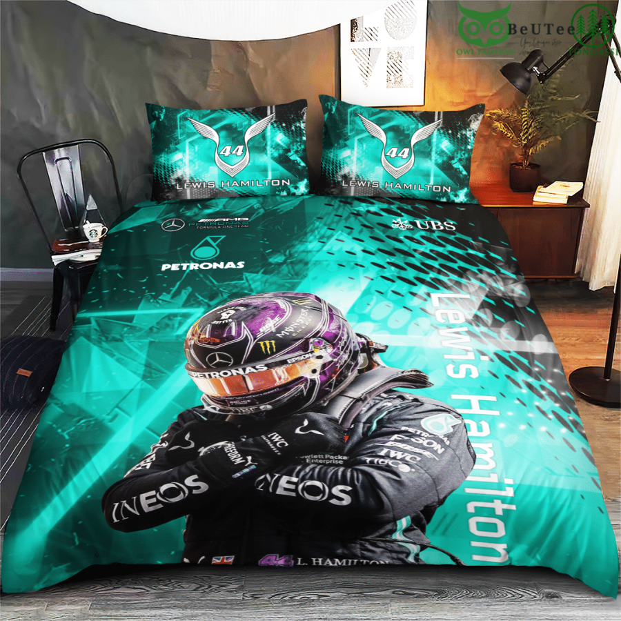 83 Lewis Hamilton Racing Star Formula 1 Mercedes Bedding Set